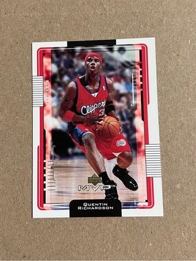 2001-02 Upper Deck MVP Quentin Richardson #74 Los Angeles Clippers Basketball
